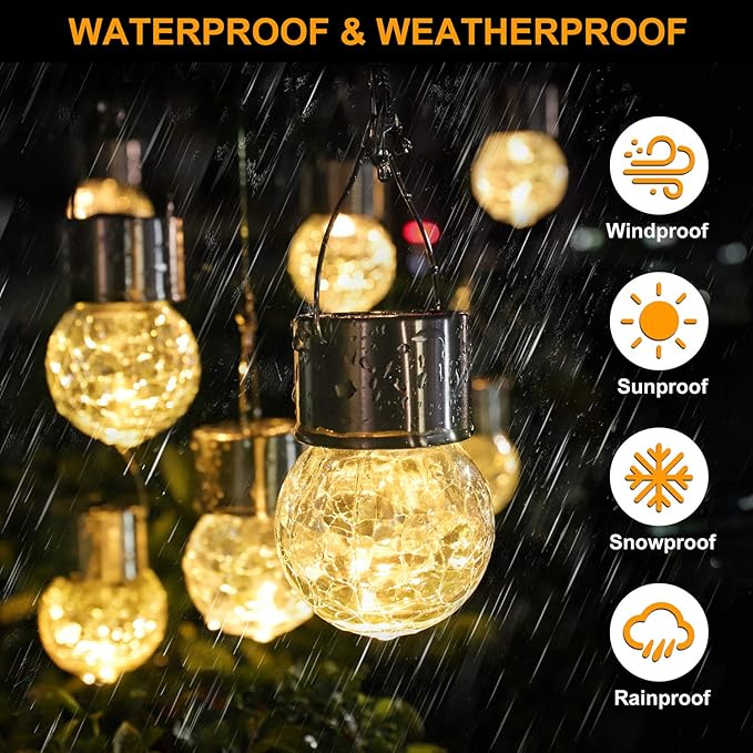 Solar Pathway Lights, Waterproof LED Yard Lights