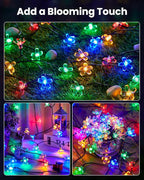 Christmas LED String Lights, Waterproof Timer Lights