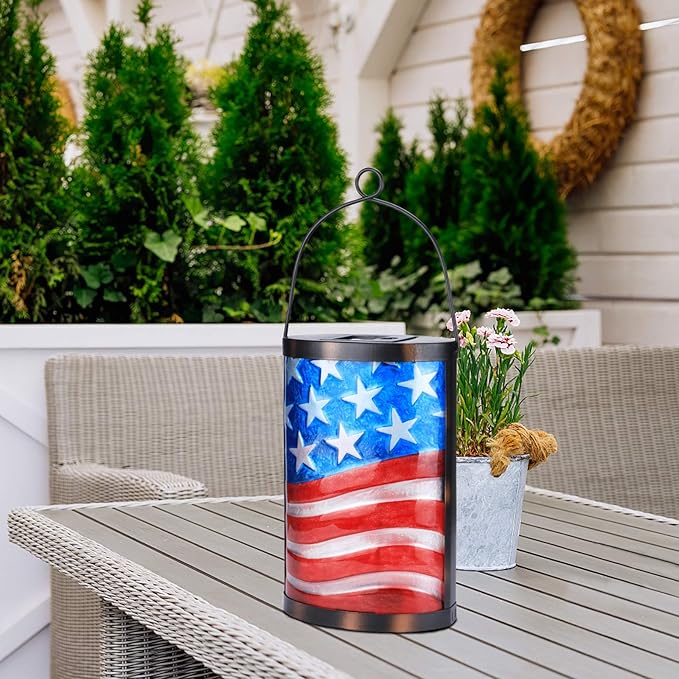 Courtyard Solar Hanging Lanterns, Classic Garden Decor