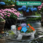 Solar Turtle Garden Statue Light, Outdoor Decor