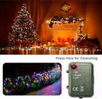Christmas Fairy Lights 2-Pack, 6ft 200 LED Battery Twinkle Lights