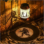 Solar Bigfoot Lanterns 2-Pack, Garden Hanging LED Decor