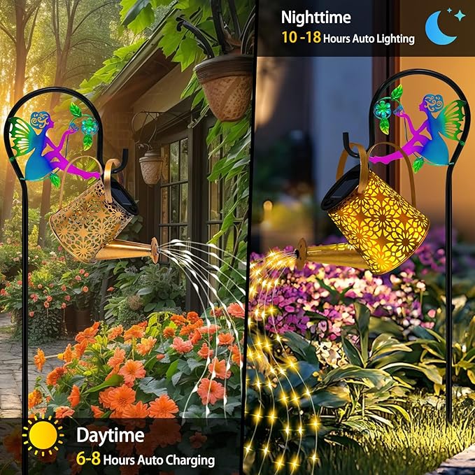 Solar Garden Lanterns, Patio Hanging LED Decor