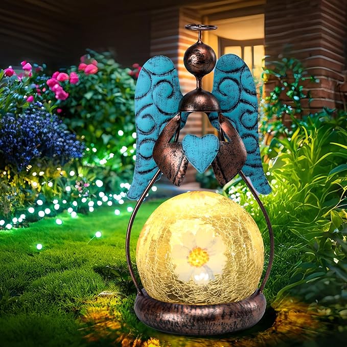 Heart Solar Lantern Set, Charming Porch Lighting