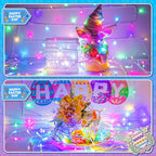 16.4ft White Fairy String Lights, Waterproof Backyard