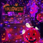 Halloween Fairy Lights, 33ft 100 LED Battery Twinkle Lights