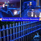 66ft LED Rope Lights, Remote Control Color-Changing