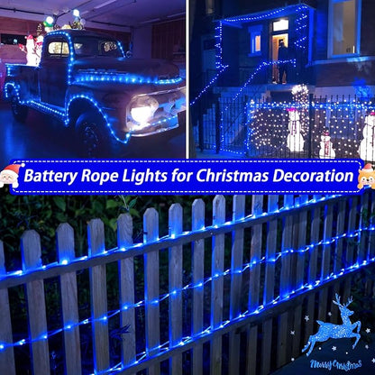 66ft LED Rope Lights, Remote Control Color-Changing