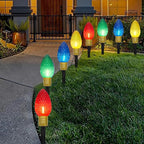 2-Pack Christmas String Lights, 7ft 9 LED Waterproof Twinkle Lights