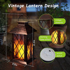 Courtyard Solar Porch Lanterns, Charming Waterproof LED
