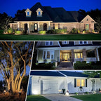 Solar Landscape Spotlights 10-Pack, LED
