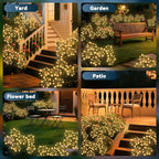 6-Pack Solar Landscape Lights for Driveway