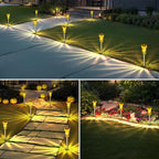 Solar Garden Path Lights 8-Pack, Waterproof