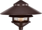 Bronze Solar Path Lights, Outdoor Yard LED