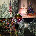 67ft Christmas LED String Lights, Waterproof Timer Lights