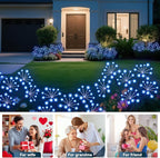 Solar Driveway Path Lights 2-Pack, Waterproof