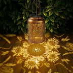 Sunflower Solar Lantern Set, Charming Porch Lighting