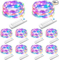 10-Pack Christmas String Lights, 10ft 30 LED Waterproof Twinkle Lights