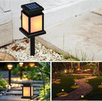 Solar Garden Lanterns 4-Pack, Outdoor Hanging LED Decor