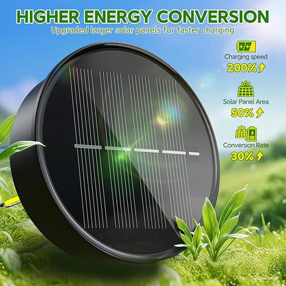 Solar Lanterns Outdoor Waterproof Brighter Up to 12 Hrs Outdoor Hanging Solar Lights, Retro Metal Outside Lanterns Auto On/Off, Solar Powered Lanterns Lighting LED for Garden Patio Yard Decor 2 Pack