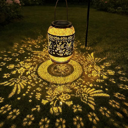 Solar Lantern Outdoor Waterproof,Hummingbird Garden Decor,Birthday Gifts for Women Mom Grandma,Metal Hanging Solar Lights Decorations Outside for Patio,Yard,Porch,Backyard,Lawn