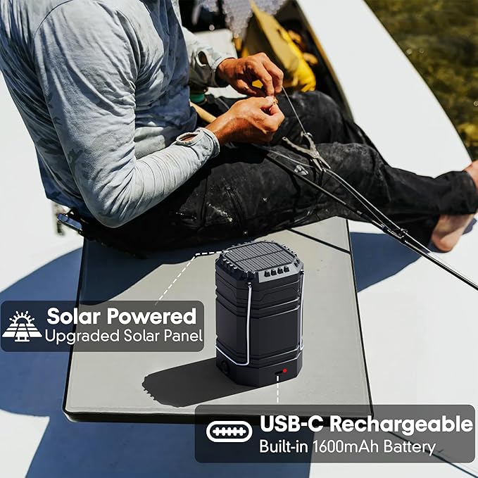 Portable Rechargeable Lantern 4-Pack, Emergency LED