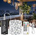 Christmas Fairy Lights, 66ft 200 LED Battery Twinkle Lights