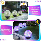 Solar Pathway Lights, Waterproof LED Garden Lights