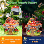 Mushroom Solar Lawn Figurine Light, Waterproof