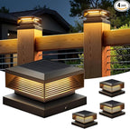 Solar Fence Post Caps 4-Pack, Fence LED