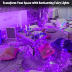 2-Pack 30 LED Christmas Twinkle Lights, 8ft Waterproof for Backyard