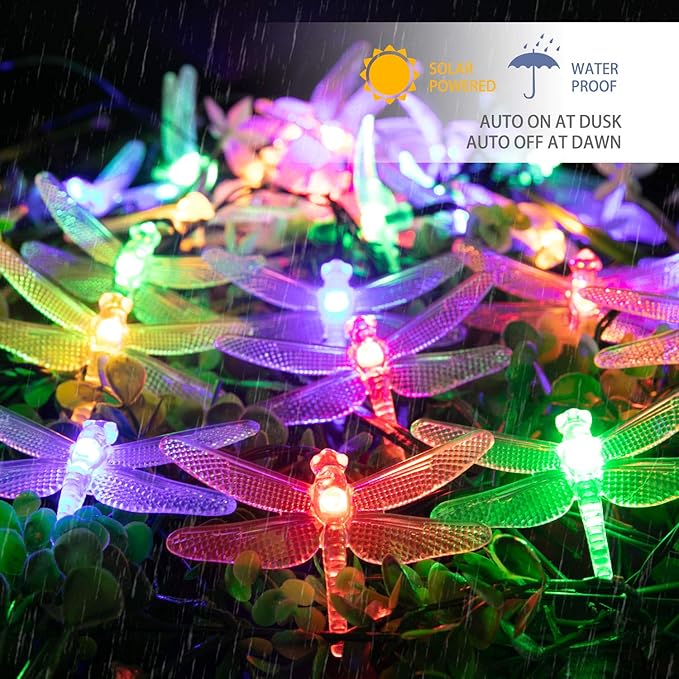 Christmas String Lights, 6ft 30 LED Waterproof Twinkle Lights
