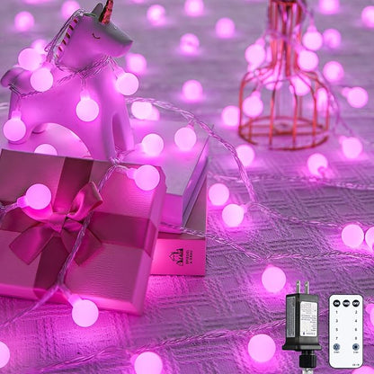 33ft LED Patio String Lights, Waterproof Outdoor