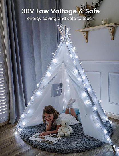 Christmas Fairy Lights, 33ft 100 LED Battery Twinkle Lights