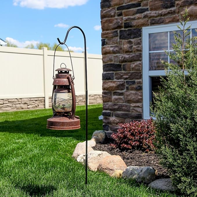 Garden Shepherd Hooks, Iron Plant Hangers