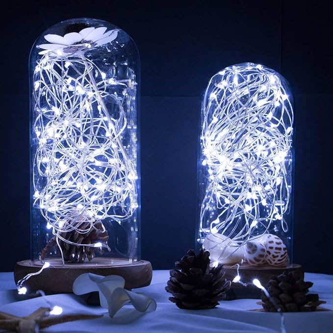 5-Pack Christmas String Lights, 20 LED Waterproof Twinkle Lights