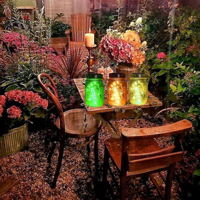 12-Pack Yard String Lights, Weatherproof LED