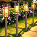 8-Pack Solar Path Lights, Outdoor Yard LED