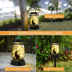 Butterfly Solar Lanterns, Waterproof LED Outdoor Lights