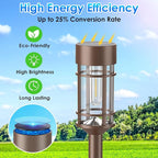 8-Pack Solar Path Lights, Outdoor Yard LED