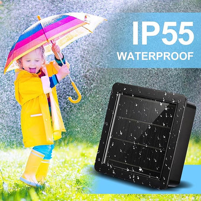 Frienda 4 Pieces Replacement Solar Light Tops Outdoor Hanging Lantern Solar Light Parts Round Waterproof Decorative for Outdoor Hanging Lanterns, Warm(2.8 x 2.8 Inch,Square)