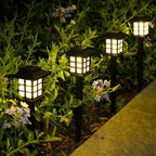 16-Pack Warm White Solar Path Lights, Outdoor Yard LED