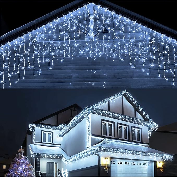 Christmas String Lights, 33ft 400 LED Waterproof Twinkle Lights