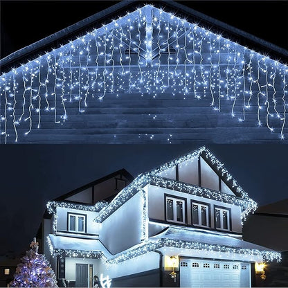 Christmas String Lights, 33ft 400 LED Waterproof Twinkle Lights
