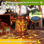 Dragonfly Solar Lanterns, Waterproof LED Backyard Lights