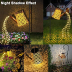 2-Pack Solar Watering Can Fairy Lights, LED