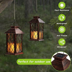 Courtyard Solar Porch Lanterns, Charming Waterproof LED
