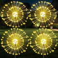4-Pack Solar Pathway Lights, Waterproof LED Yard Lights
