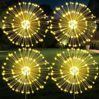 4-Pack Solar Pathway Lights, Waterproof LED Yard Lights