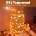 12-Pack 7ft Halloween LED String Lights, Waterproof Timer Lights